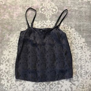 PAIGE Snakeskin Cami Leather Straps